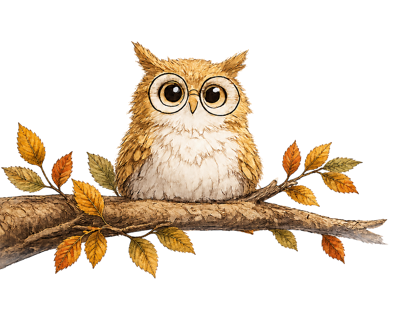 4EverEternal owl perched on a branch